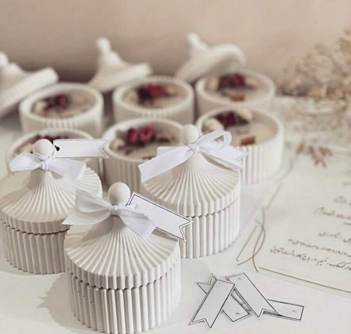 Bomboniere in gesso profumato